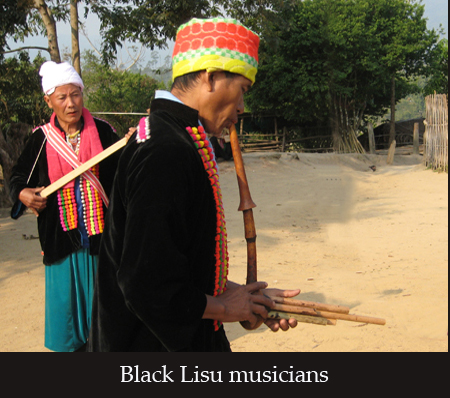 Black Lisu New Year dance